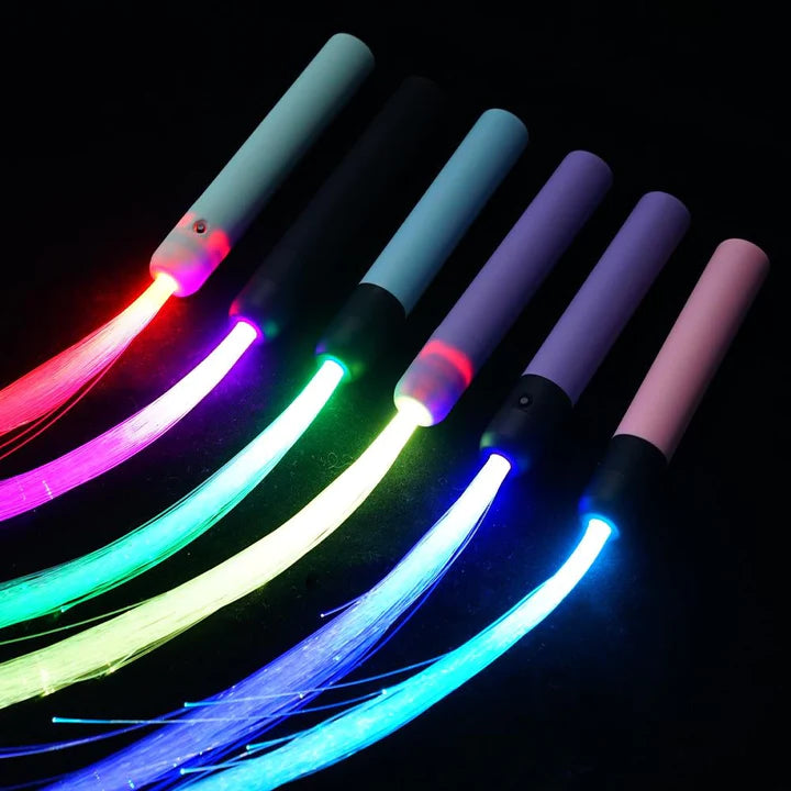 Flow Groove - 360° Swivel Pixel Rave LED Fiber Optic Dance Whips