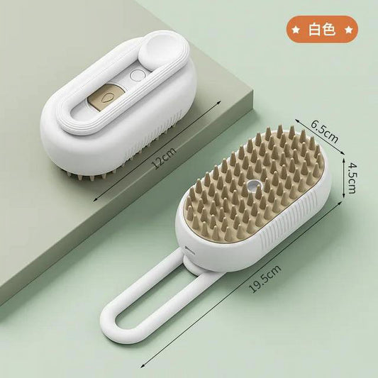 Sleek Steam - 3 in 1 Spray & Shine Pet Steamy Hair Removal Comb Massager