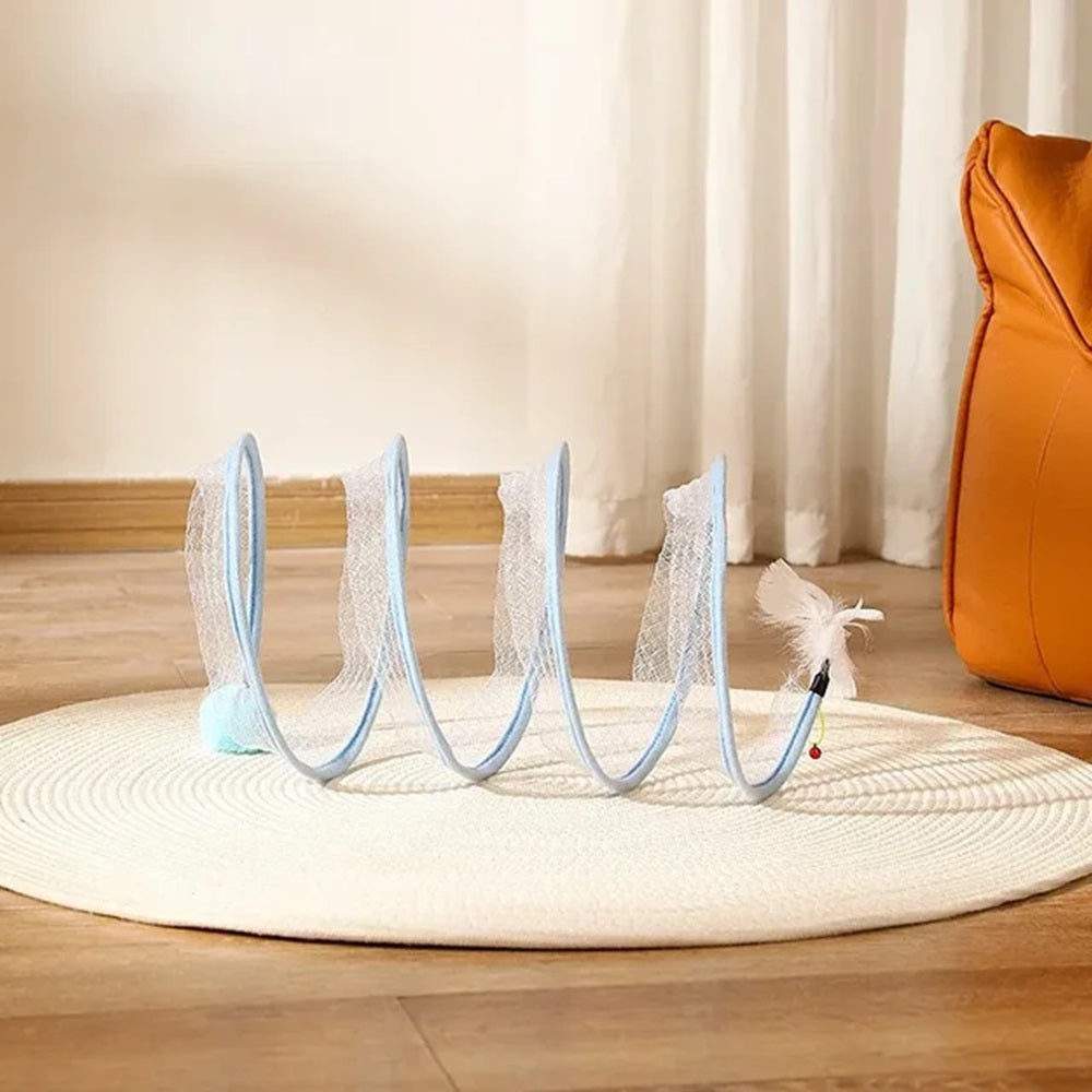 Pro Pounce Spiral - Self-Play Cat Hunting Spiral Tunnel Toy