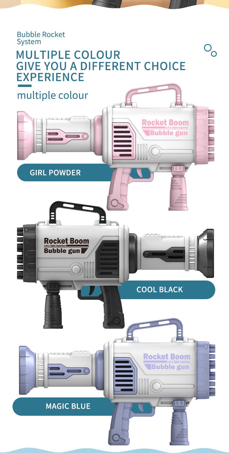 Boom Bubble - Rocket Boom Bubble Gun