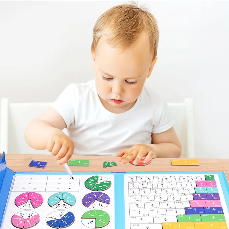 Math Mag - Magnetic Fraction Educational Puzzle