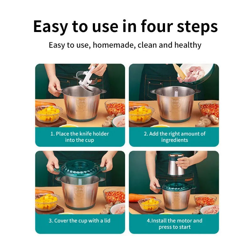 Grind Matic - Multifunctional Fully Automatic Meat Grinder