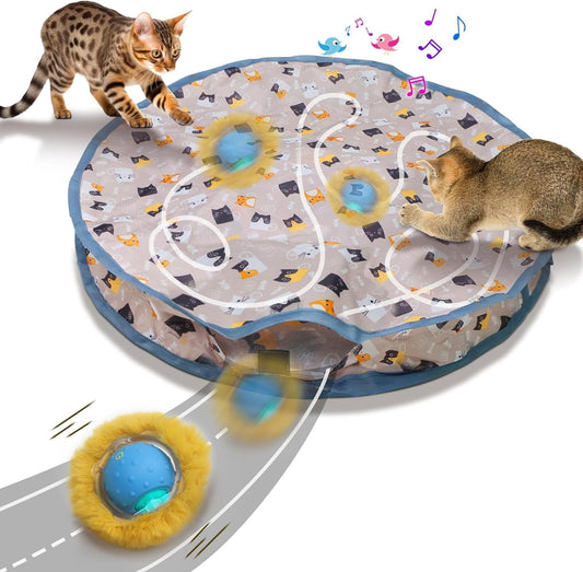 Roll Purr - Rolling in Pouch Interactive Cat Toy