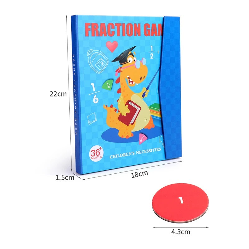 Math Mag - Magnetic Fraction Educational Puzzle