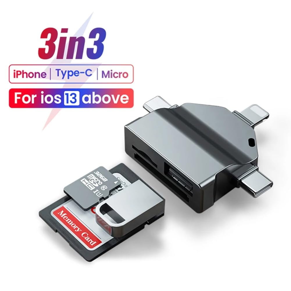 Port Multi - Multi-Port 4 in1 Universal SD TF Card Reader