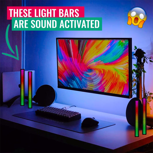 Beam Rainbow - Wireless Sound Activated RGB Light Bar
