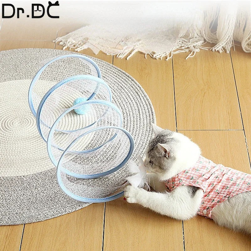 Pro Pounce Spiral - Self-Play Cat Hunting Spiral Tunnel Toy