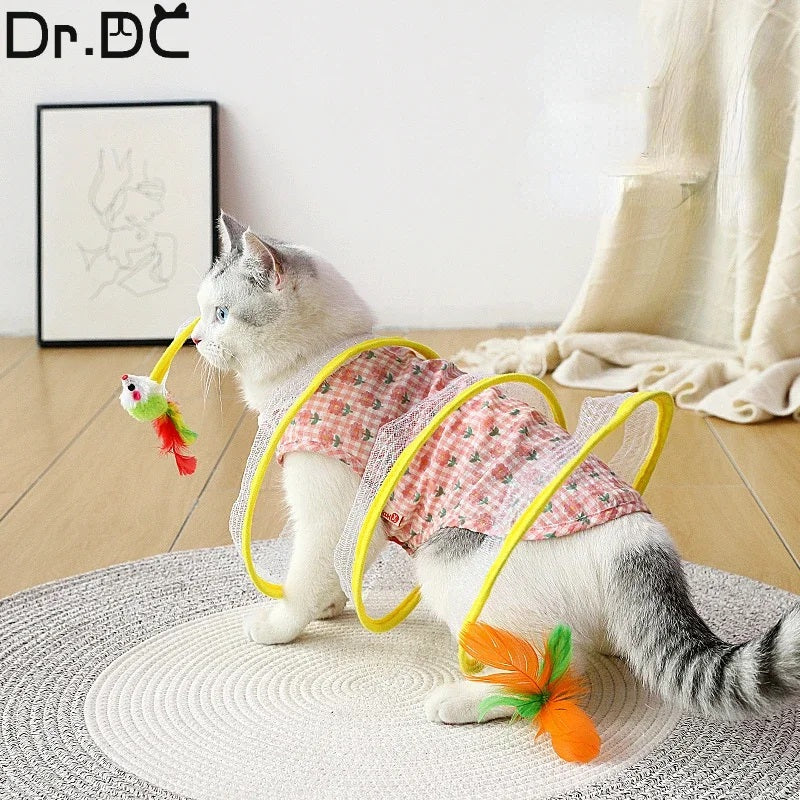 Pro Pounce Spiral - Self-Play Cat Hunting Spiral Tunnel Toy
