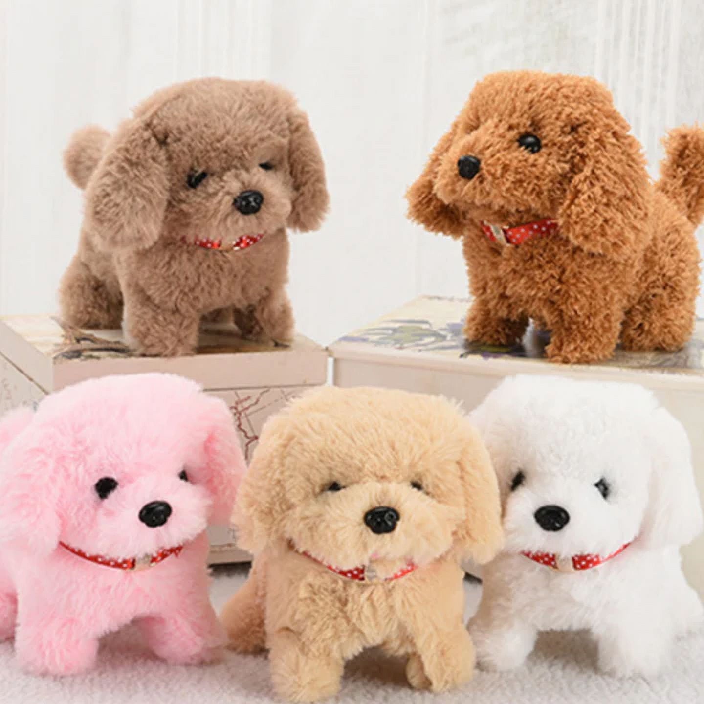 Paw Vibe - Plush Puppy Toy Electronic Interactive Pet Dog