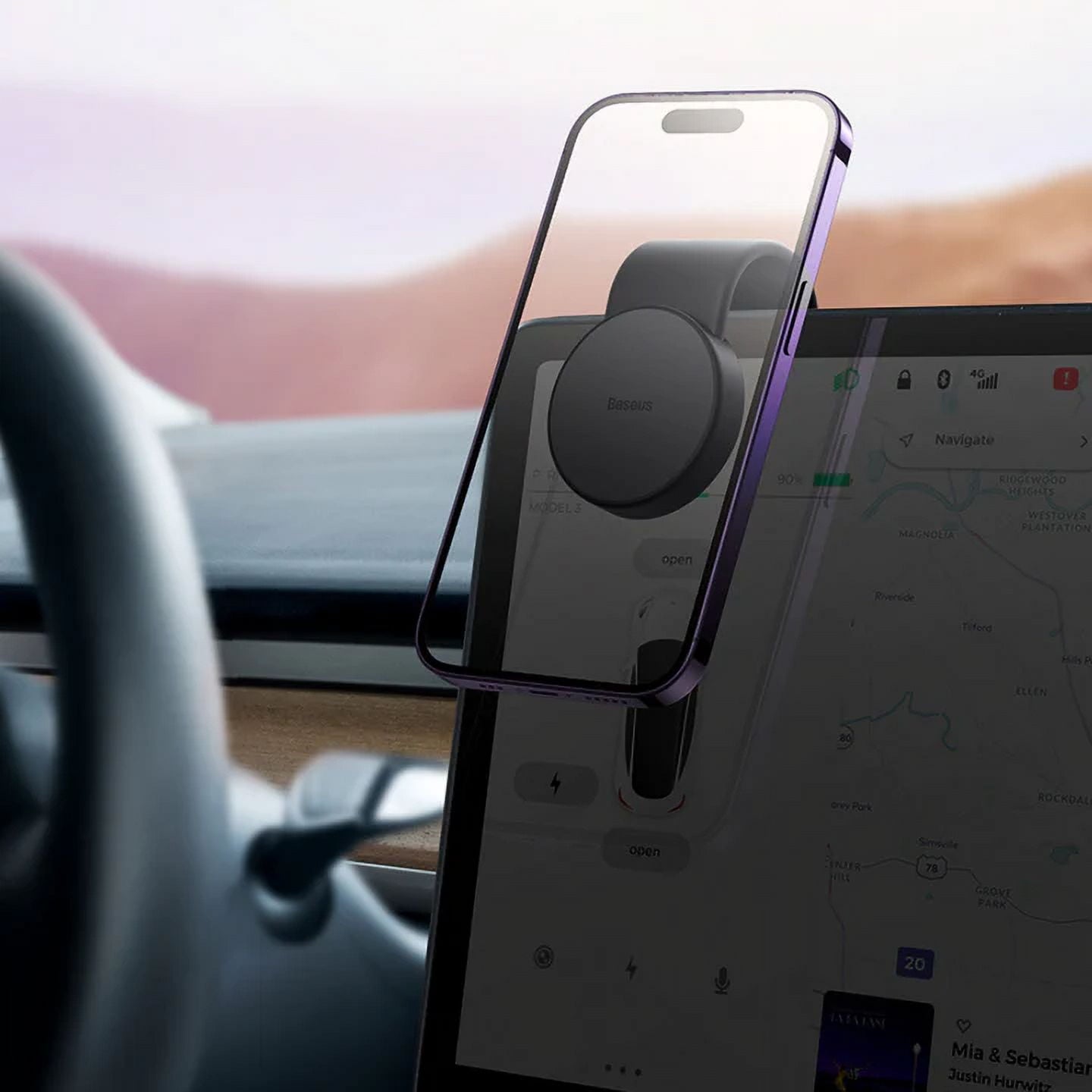 Flex Magnet - New Magnetic Suction Flexible Car Phone Charger