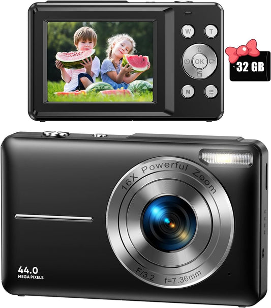 Snap Tot - 16X Zoom 1080P Digital Camera for Kids