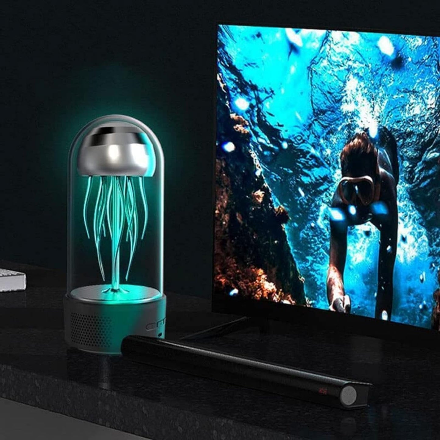 JelliGlow - Jellyfish Speaker Lamp