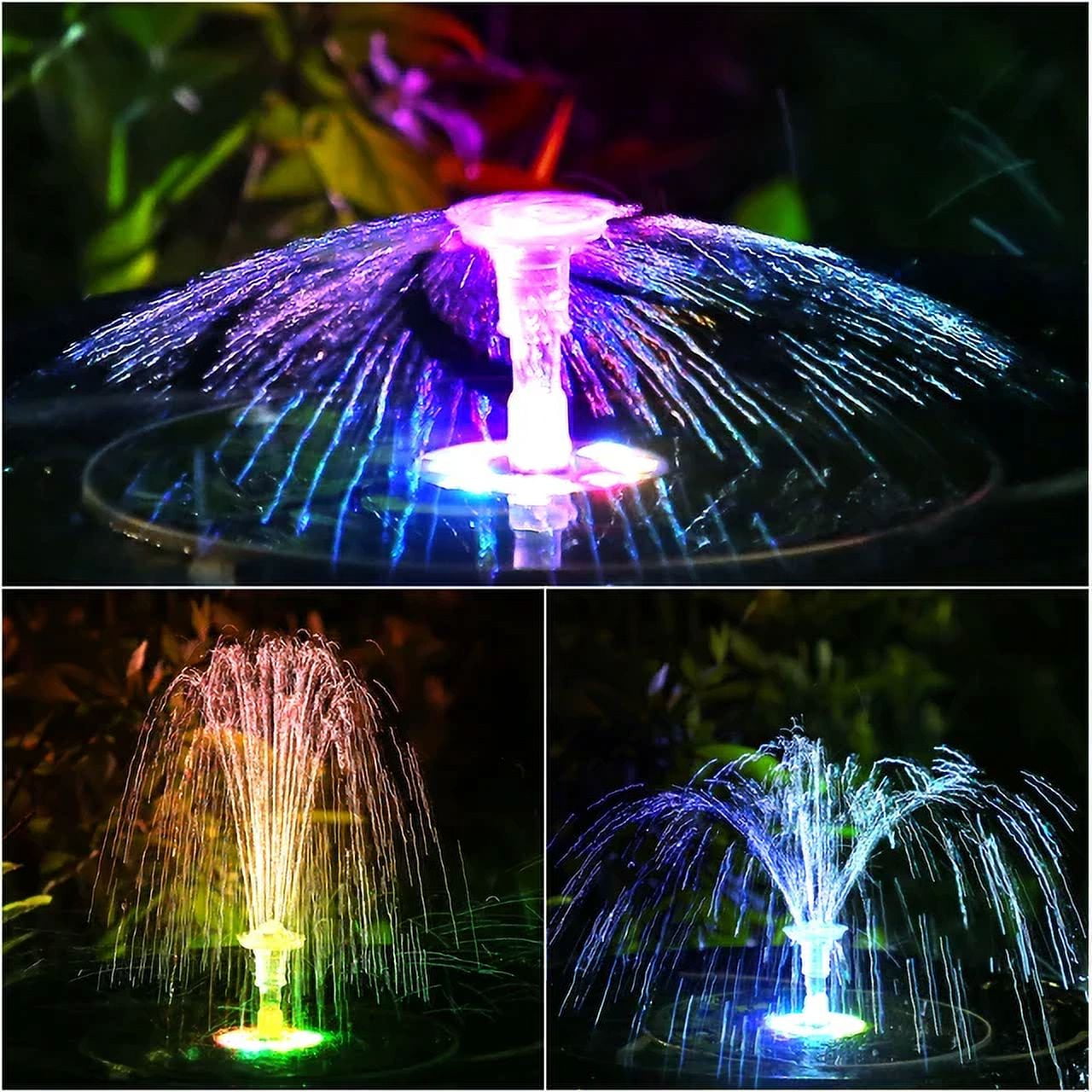 Glow Avi - RGB Solar Bird Bath Fountain