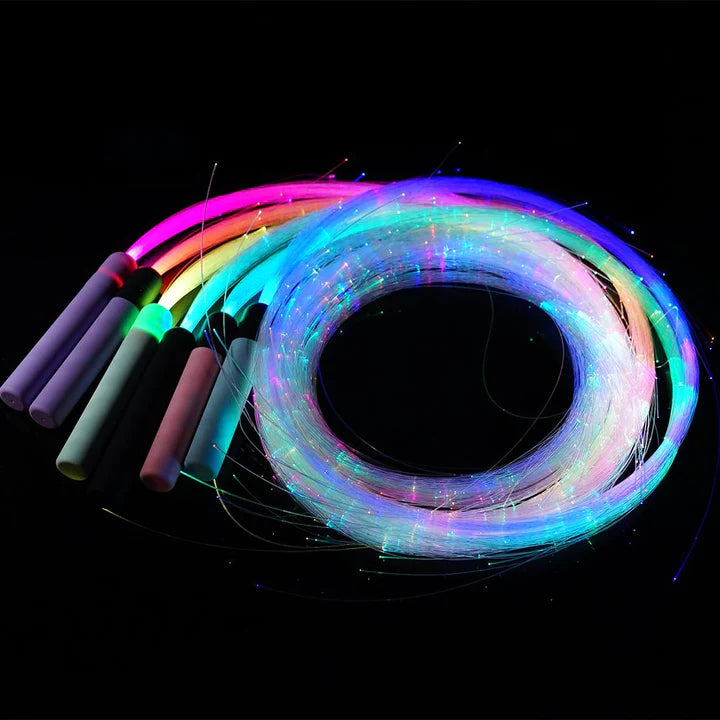 Flow Groove - 360° Swivel Pixel Rave LED Fiber Optic Dance Whips