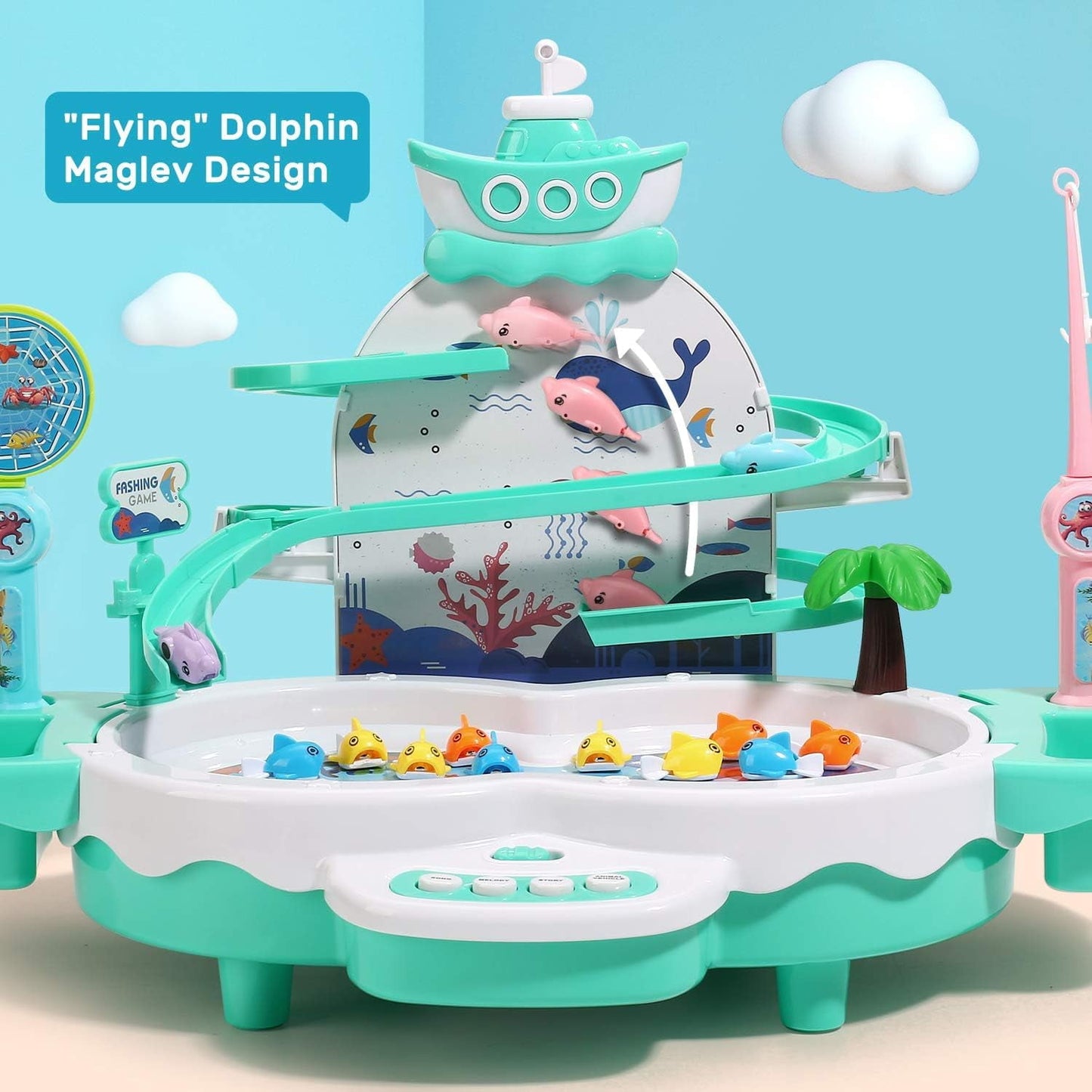 Fish Tot - 3in1 Magnetic Version Electric Fishing Toys