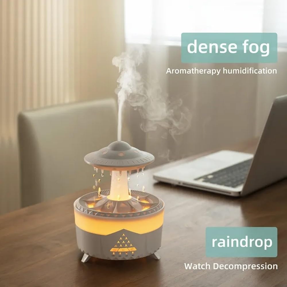 Cloud Zen - New 3 In 1 Rain Cloud UFO Humidifier Zen Oil Diffuser