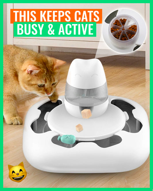Interactive Treat Distributing Cat & Dog Toy: TreatBop
