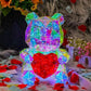 Bear Glow - Holographic Luminous Crystal Glowing Teddy Bear