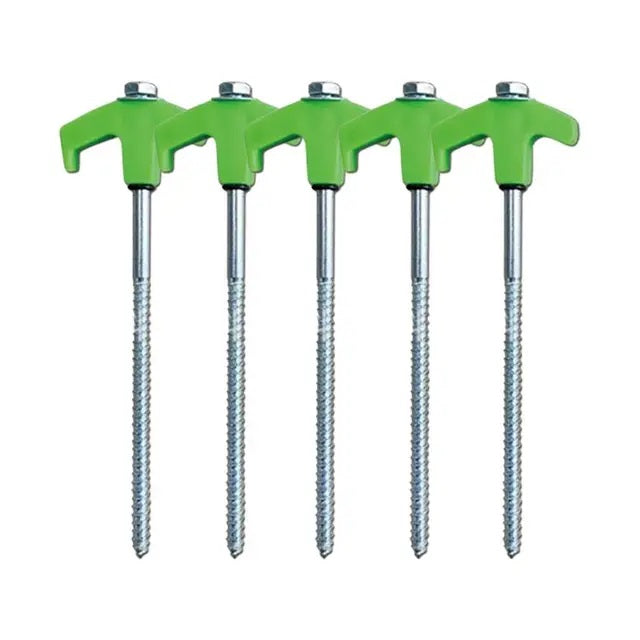 Pro Anchor - 8" Screw In Tent Stakes - Ground Anchors Screw In