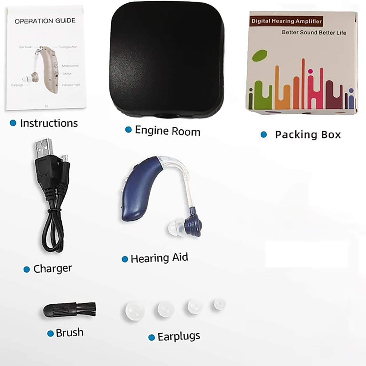 Ear Stealth - BTE Rechargeable Invisble Hearing Aid