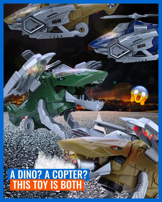 Dino Heli - LED Transforming Dinosaur Helicopter