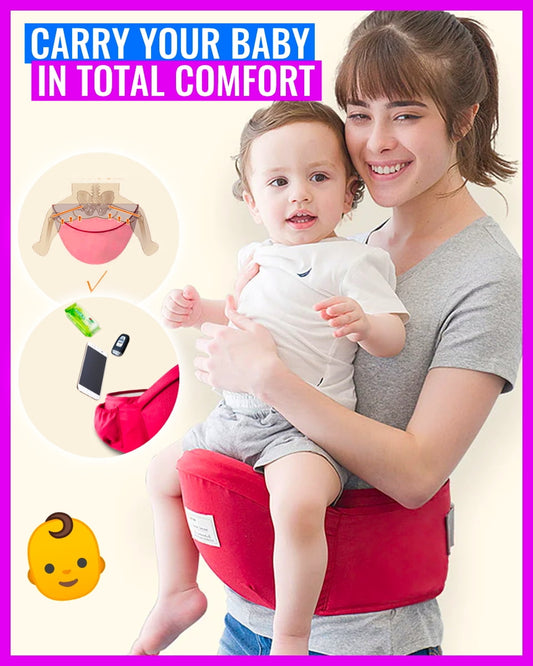 Hip Baby - Ergonomic Child 0-4 Y Fanny Pack Carry Support Novelty (Random Color)