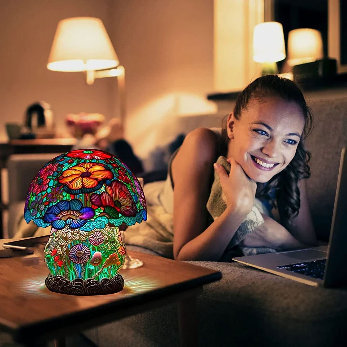 Glow Nature - Plant Series Table Lamp (Random Colors)