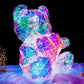 Bear Glow - Holographic Luminous Crystal Glowing Teddy Bear