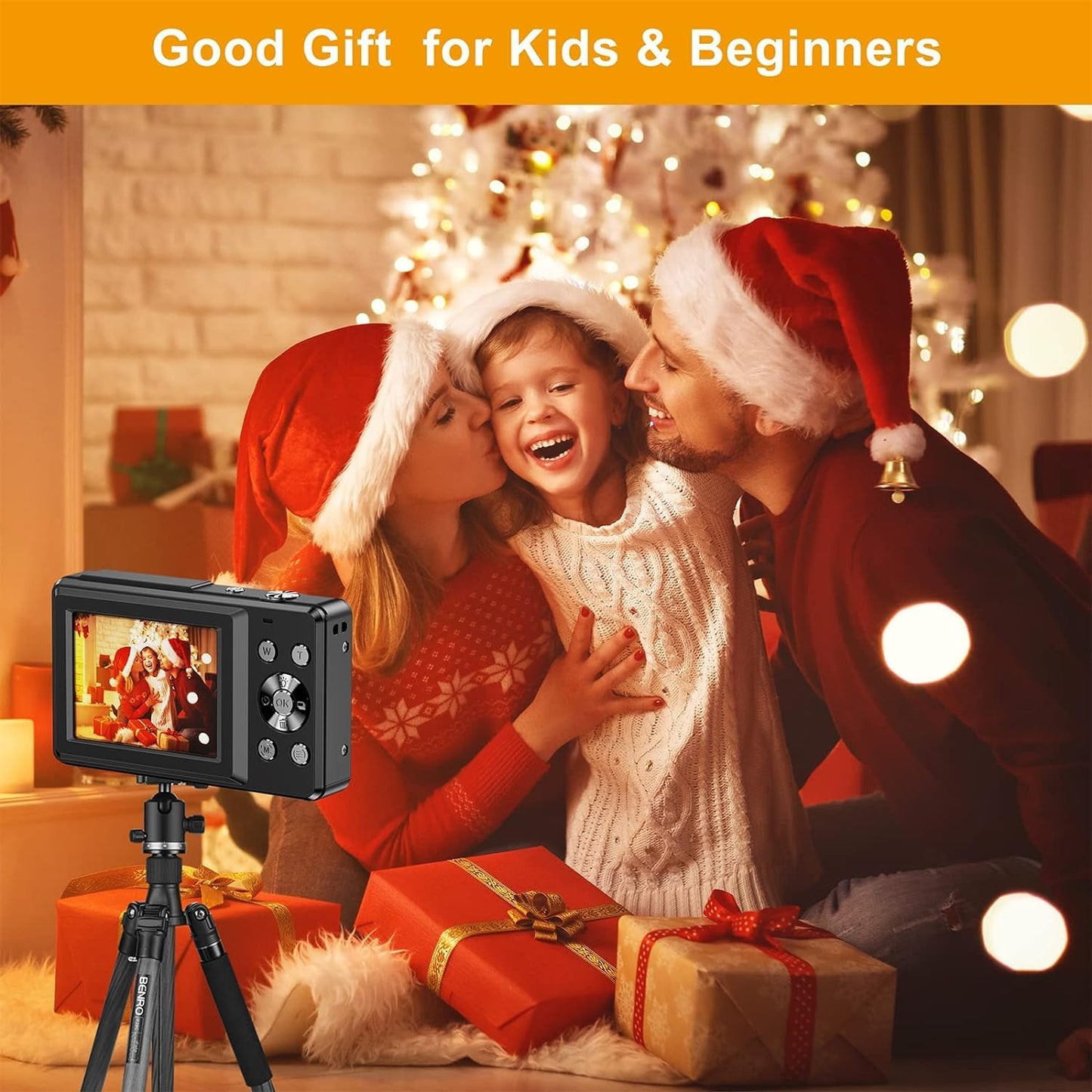 Snap Tot - 16X Zoom 1080P Digital Camera for Kids