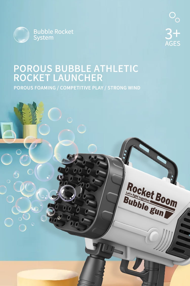 Boom Bubble - Rocket Boom Bubble Gun