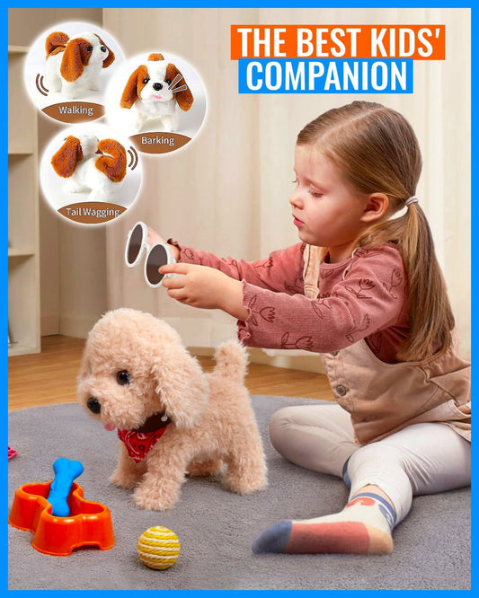 Paw Vibe - Plush Puppy Toy Electronic Interactive Pet Dog