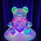 Bear Glow - Holographic Luminous Crystal Glowing Teddy Bear