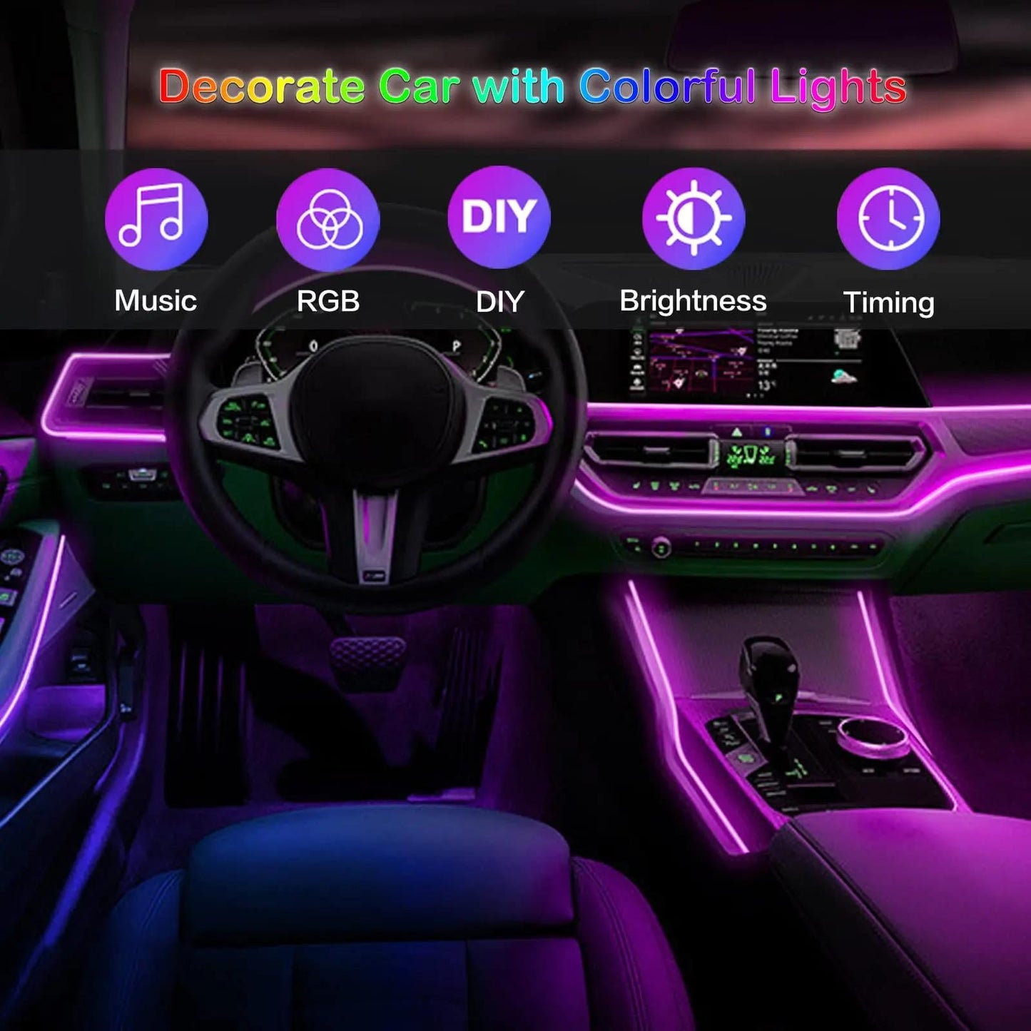 Glo Racer - Multi-Color Car Strip Lights