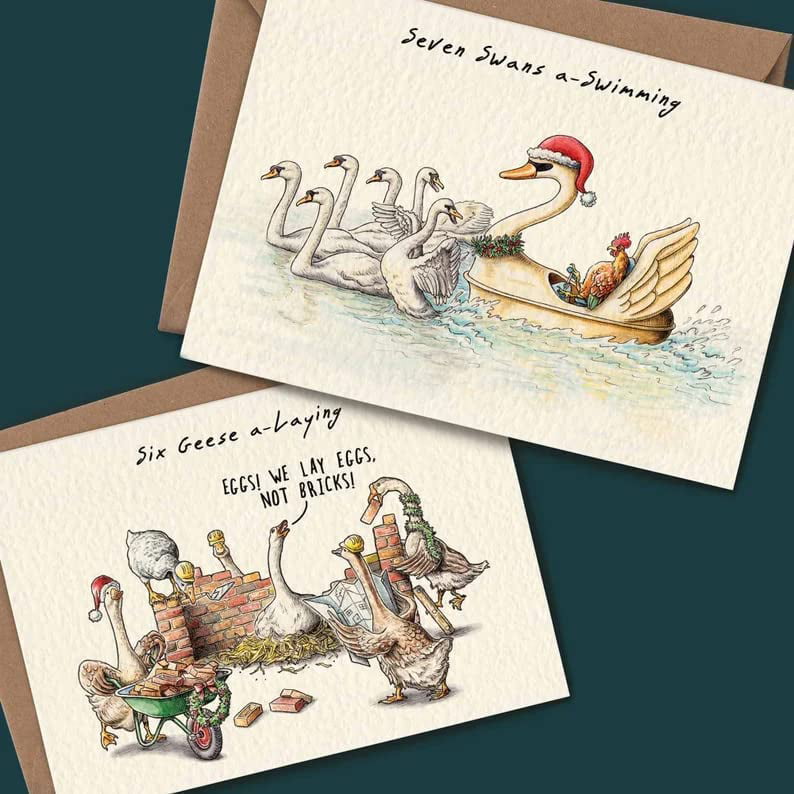 Cards Merry - Christmas Card Set