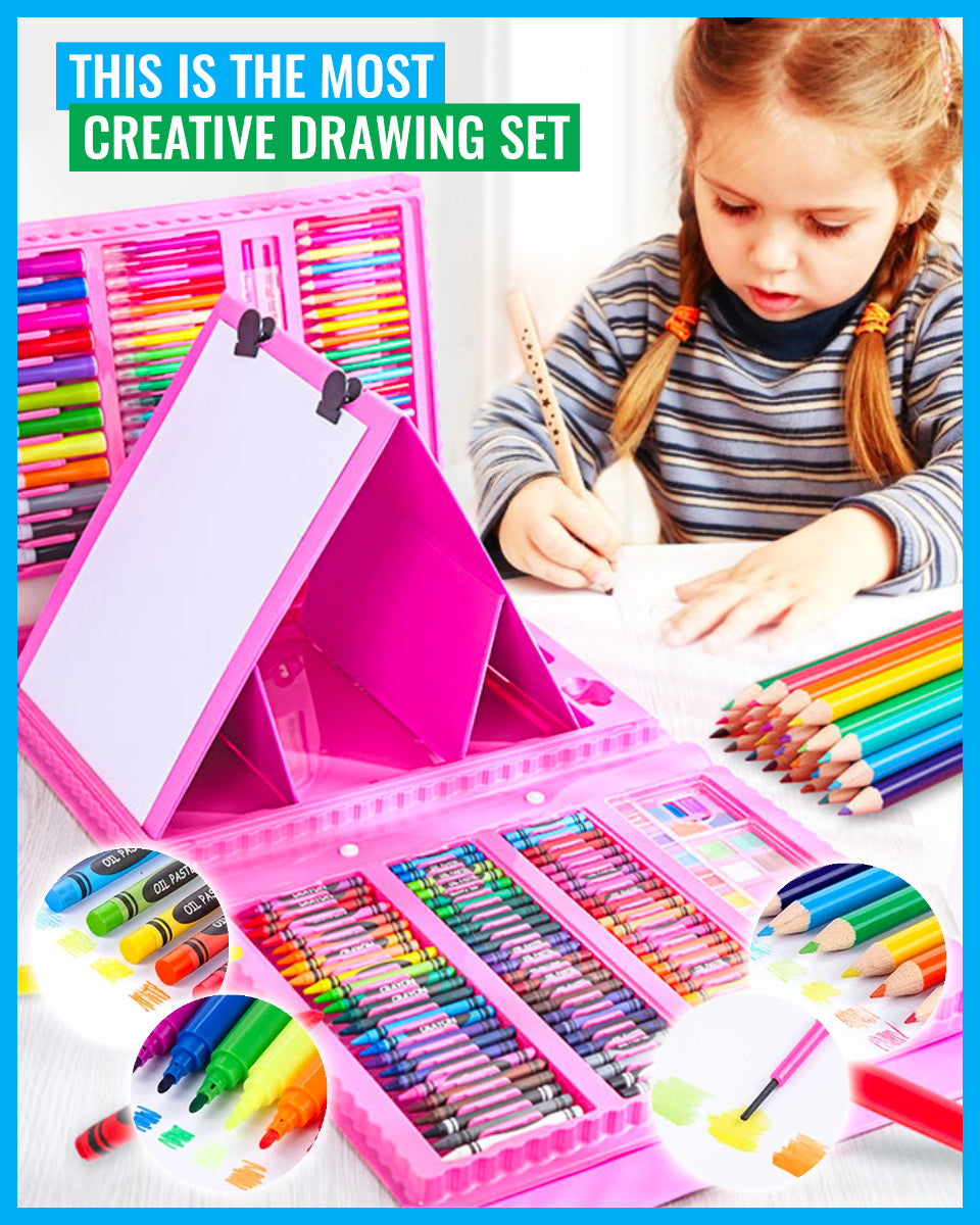 Pack Art - Deluxe 6-In-1 Art Creativity Set