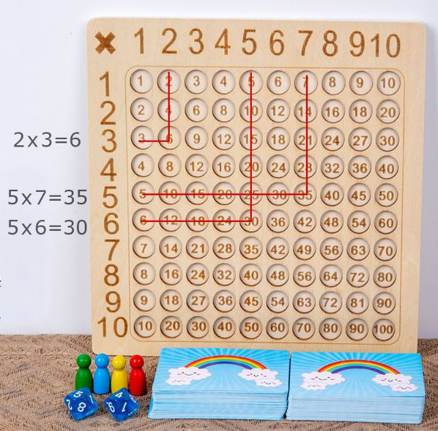 Wizz Math- Wooden Montessori Education Board Game